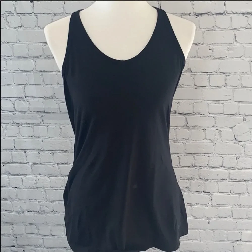 Women’s Nike Dri Fit Racerback Tank Black Sz Med